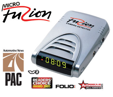 Microfuzion speed camera detector